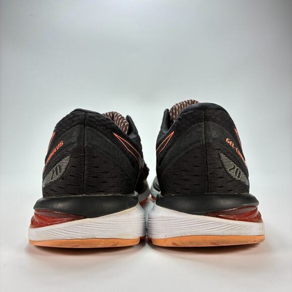 ASICS Gel-Cumulus 20 Black Orange Training Running Shoes 1012A008 Womens Size 10 - Picture 5 of 10